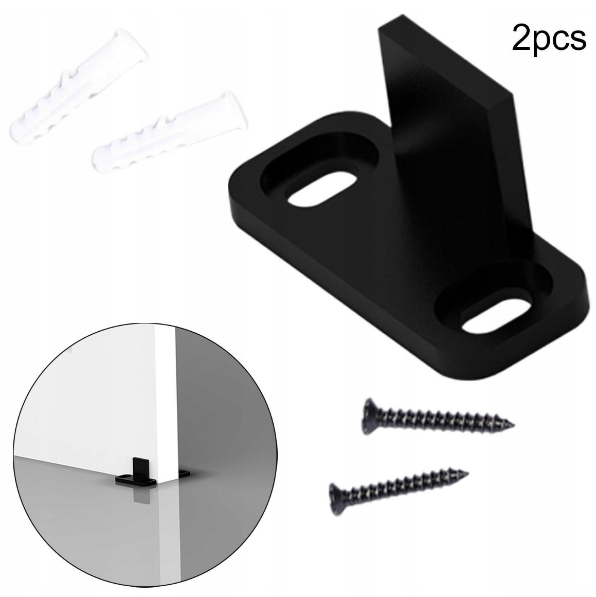 2 Sztuki Trwałe Prowadnice Dolne do Drzwi Przesuwnych Kod producenta VX2109D4