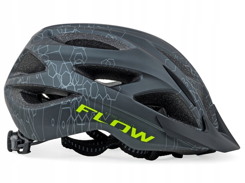 Kask rowerowy Author Flow X9 Czarny mat Mtb (rozmiar M)
