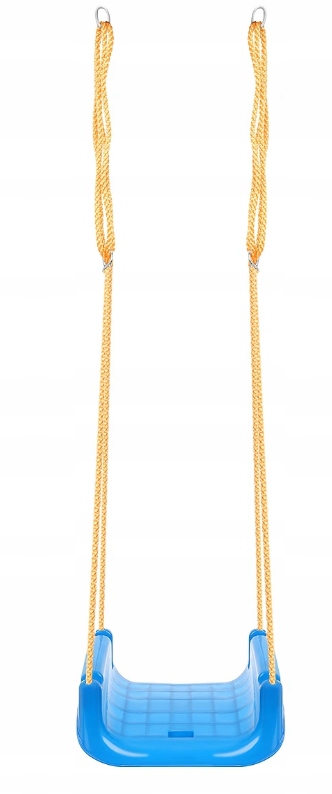 Huśtawka dla Dzieci Ogrodowa 3w1 na Linach Mocna Materiał wykonania tworzywo sztuczne