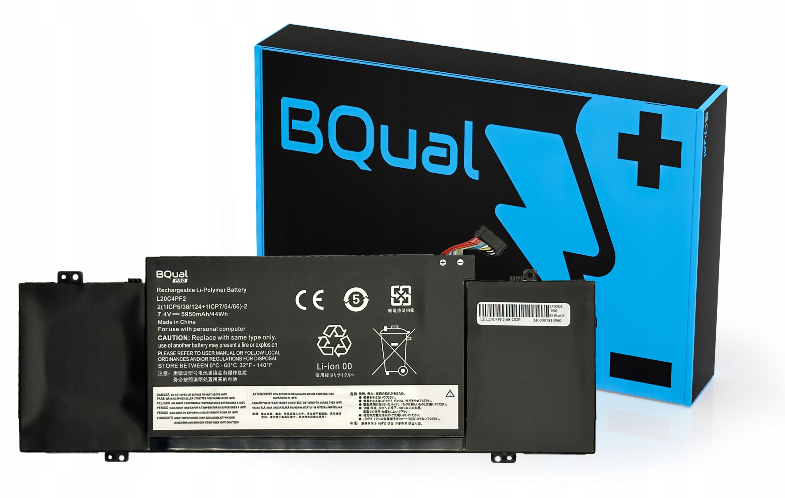 L20C4PF2 L20M4PF2 L20D4PF2 Baterie pro Lenovo IdeaPad Série Slim 7 14ACN06