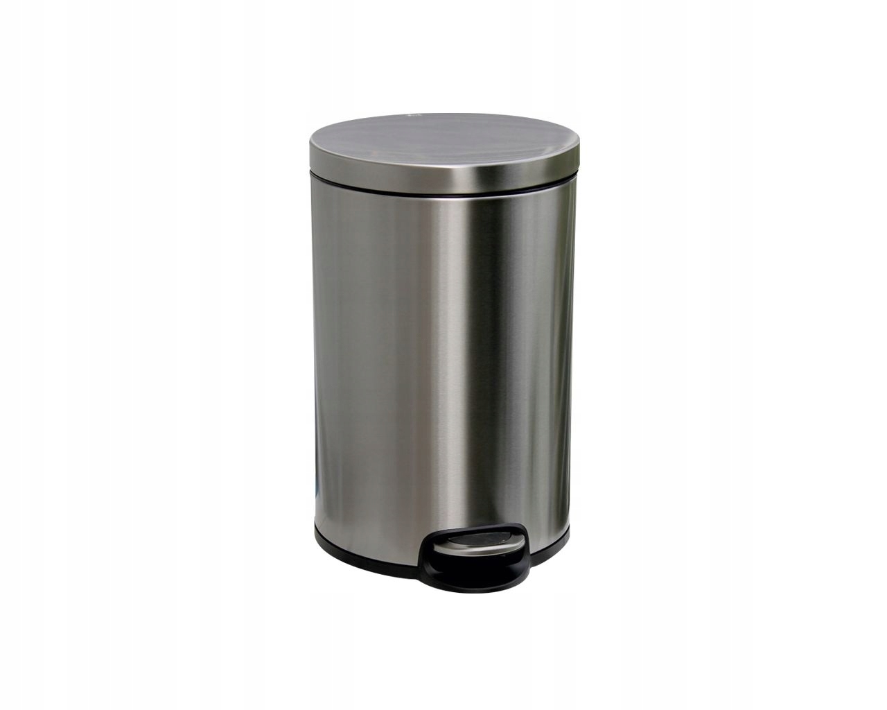 Levně Odpadkový koš s pedálem Silent, kovový, matový, 12 l