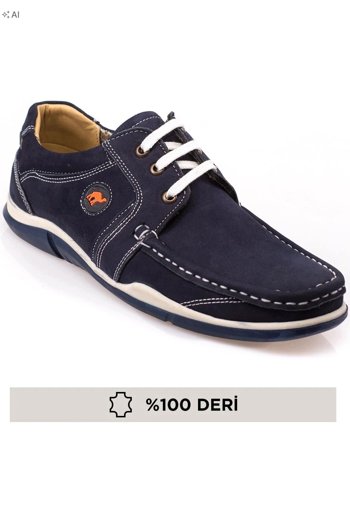 Pánské Semišové Polobotky Modré Sportovní Elegantní 44 5IA