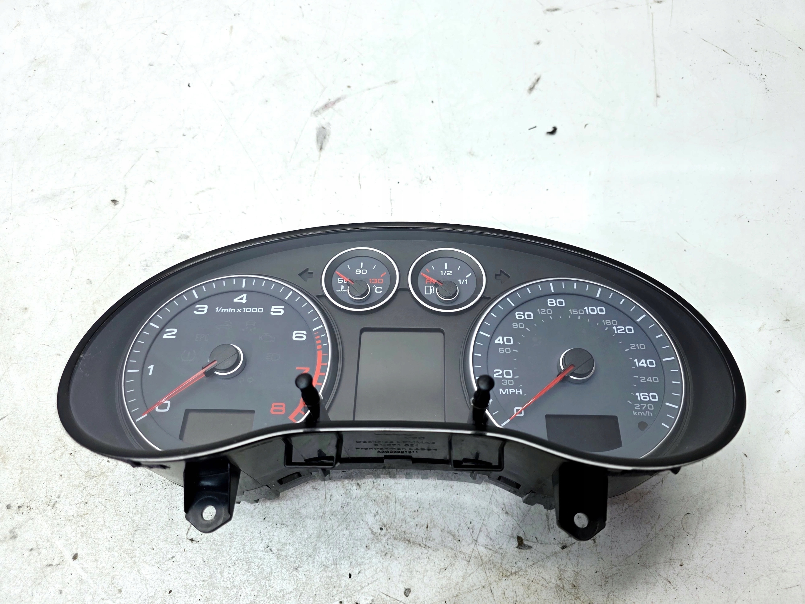 dials dials display AUDI A3 8P 2.0 TFSI 8P0920983B
