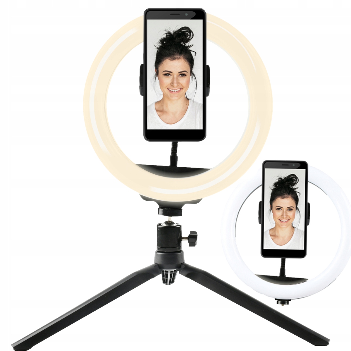 Denver LAMPA PIERŚCIENIOWA LED RING MAKIJAŻ STATYW