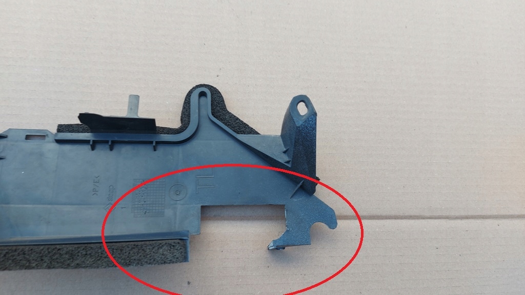 air duct air line left left front TOYOTA AYGO II 14
