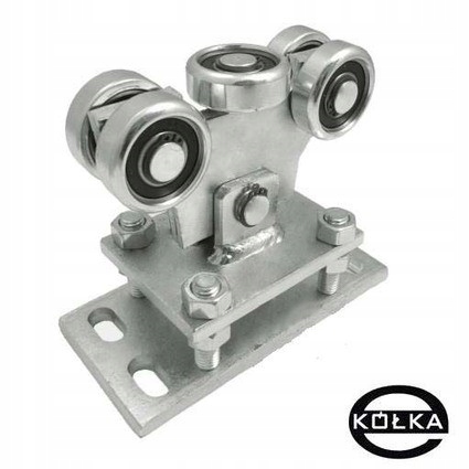 WÓZKI BRAMOWE ROLKI BRAMY PRZESUWNEJ 50x50x2,5