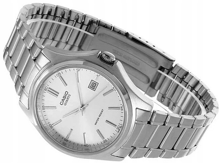 

Srebrny Zegarek Męski Casio MTP-1183PA-7AEF Klasyk