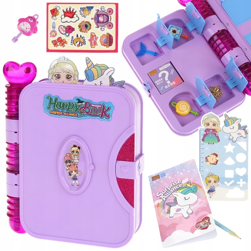 

Sekretny Pamiętnik Niespodzianka Biżuteria Klucz