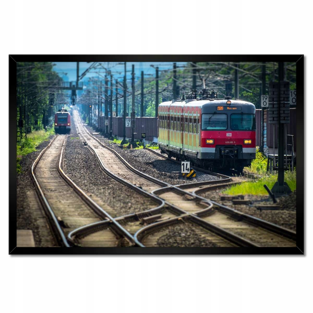 Plakáty v rámu 60x40 Železniční vlaky