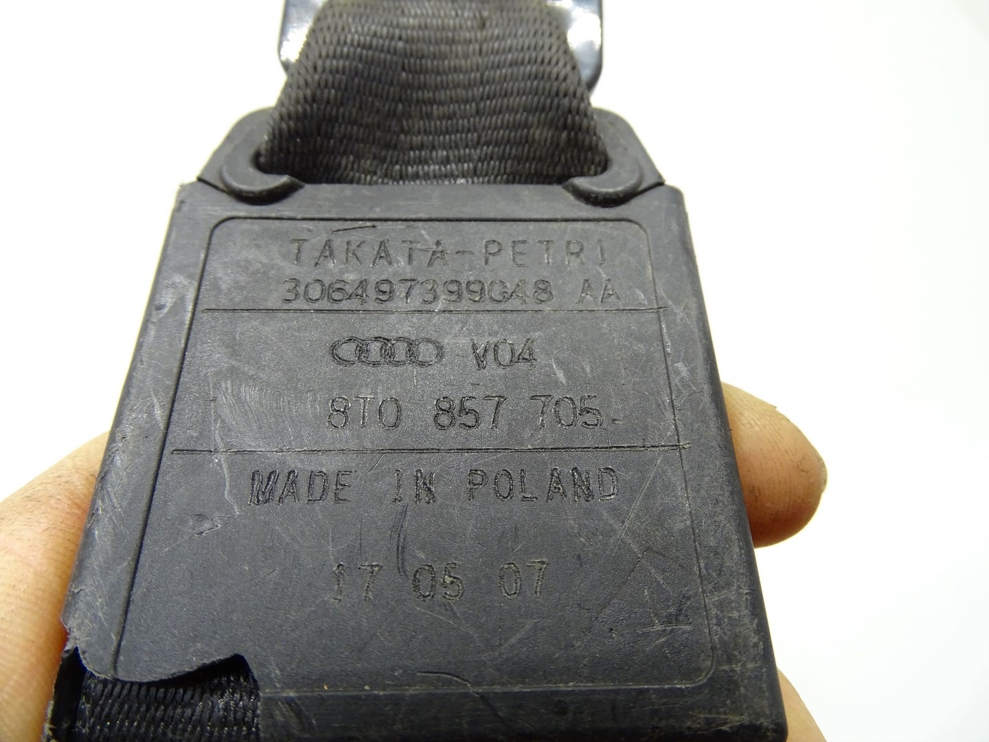 seat belt left front front driver´s AUDI A5 8T 8T0857705