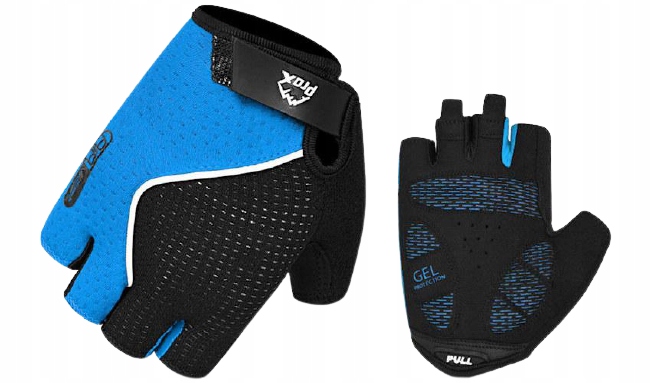 Dziecięce rękawiczki rowerowe Prox Kids Ultimate S/8 Gel Air Niebieskie