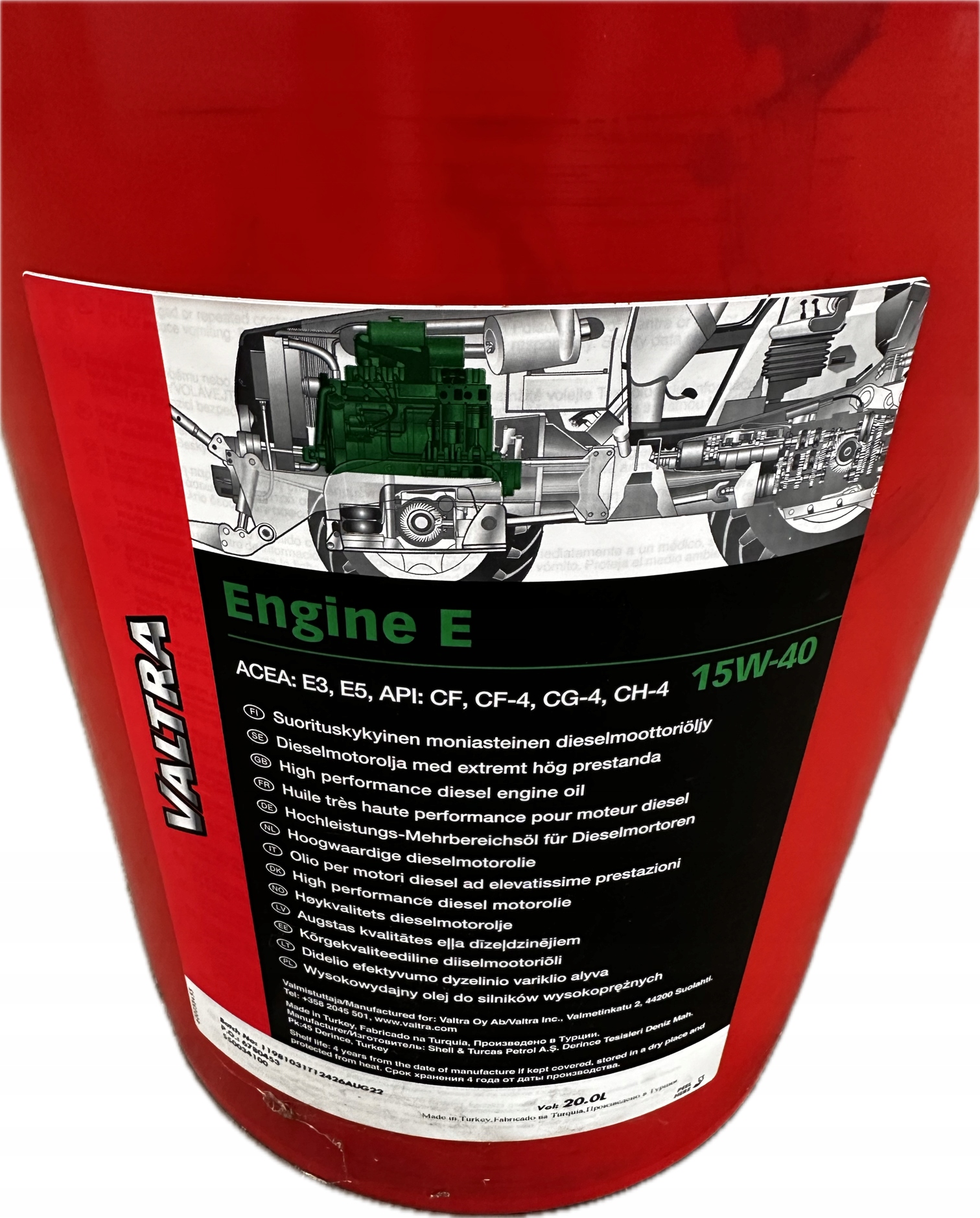 OLEJ SHELL 15W-40 RIMULA R4L 20L Producent bez marki