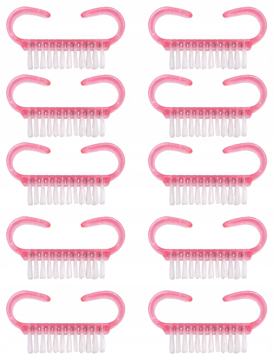 SZCZOTECZKA DO ODPYLANIA MAŁA RÓŻOWA Z UCHWYTEM 10 SZT.