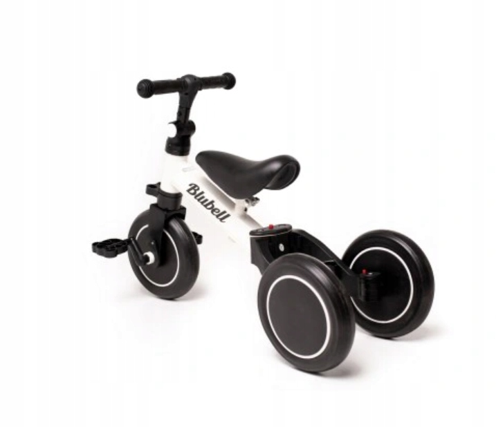 Rowerek Trójkołowy Biegowy Rower dla dzieci 3w1 003 Biały