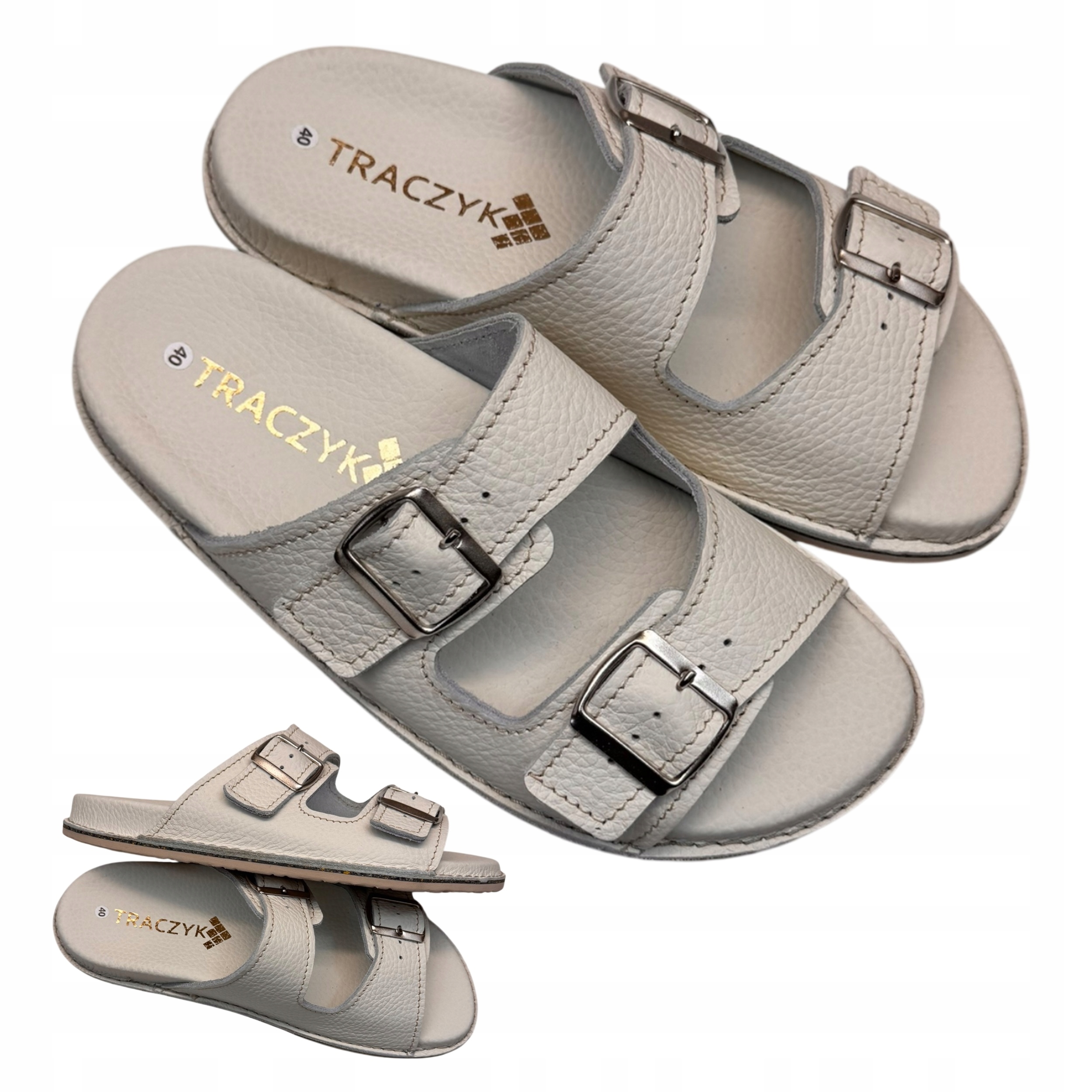 Dámské Pánské Nazouváky Ortopedické Pantofle Traczyk Bílé Ortopedické vel. 38