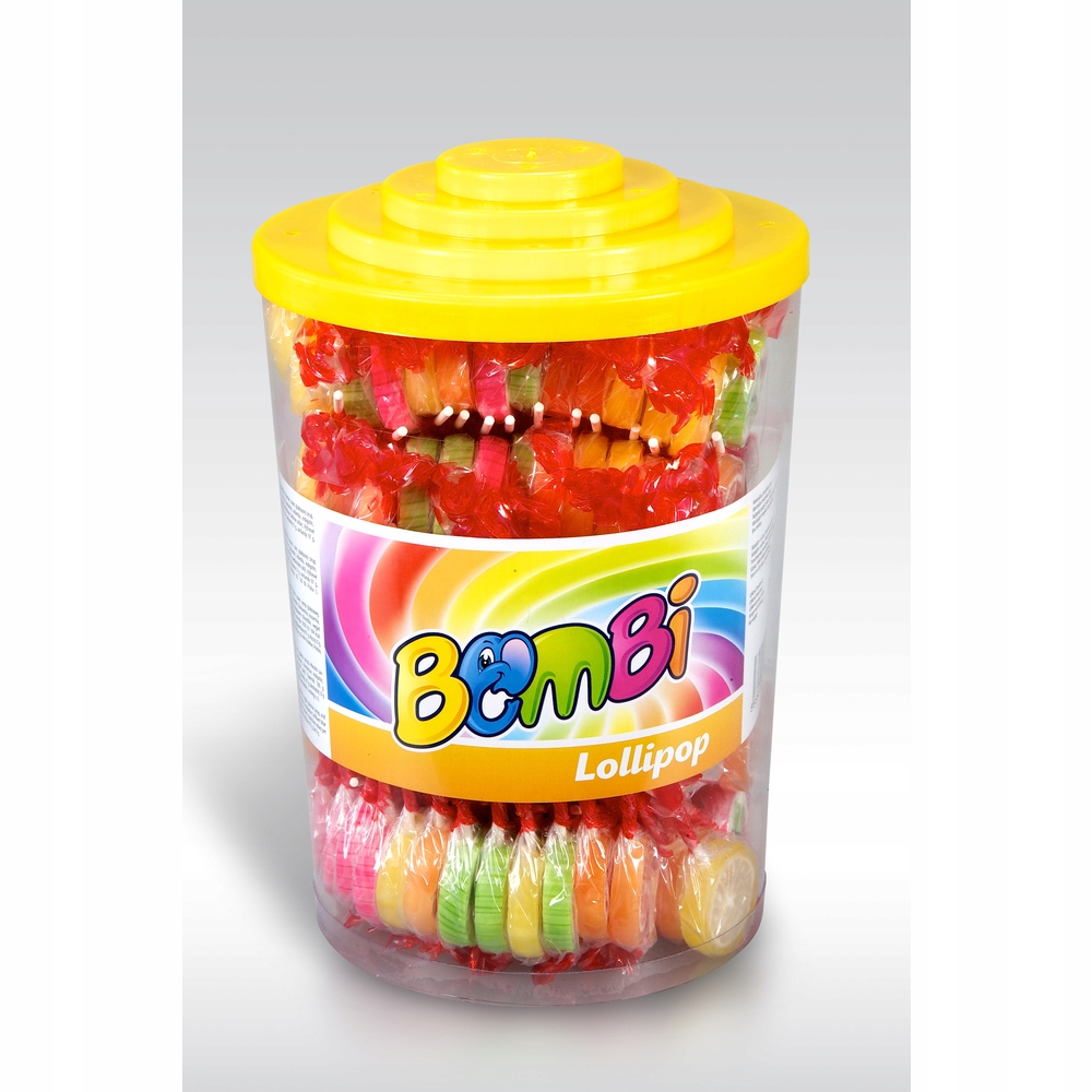 150 x Lizak Bombi 8 g Wieloowocowy tuba