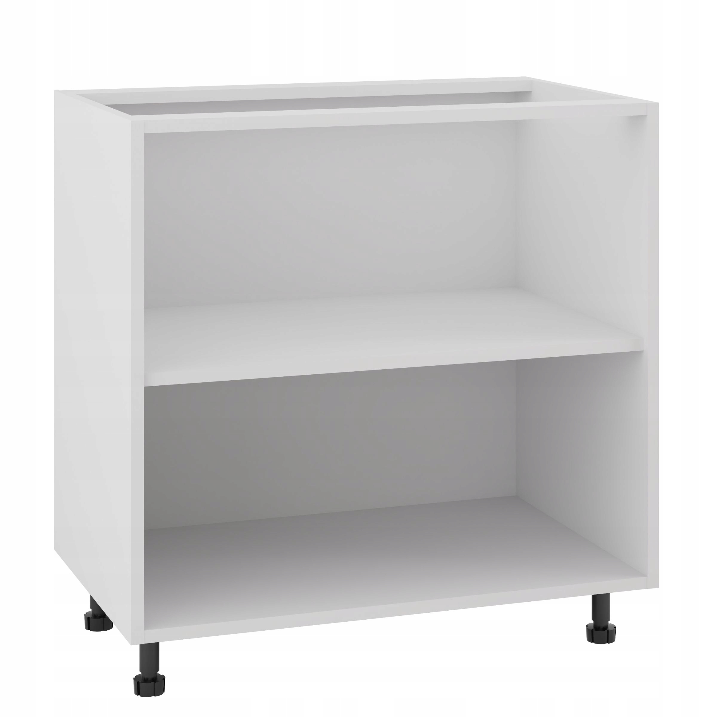 Biely korpus, spodná kuchynská skrinka 80/82 s príslušenstvom