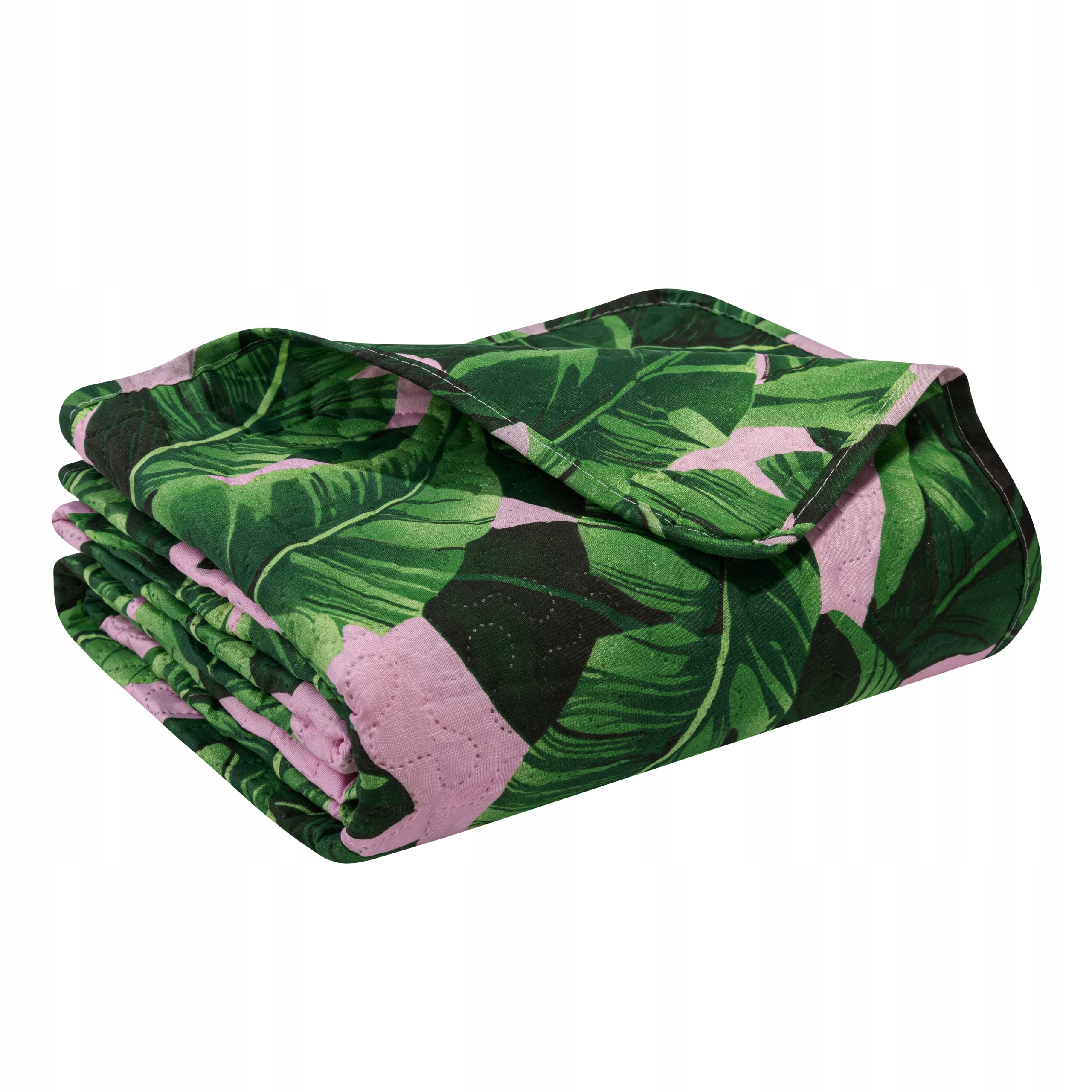 

Pudrowa Narzuta Kapa Łóżko 140X200 Liście Planta