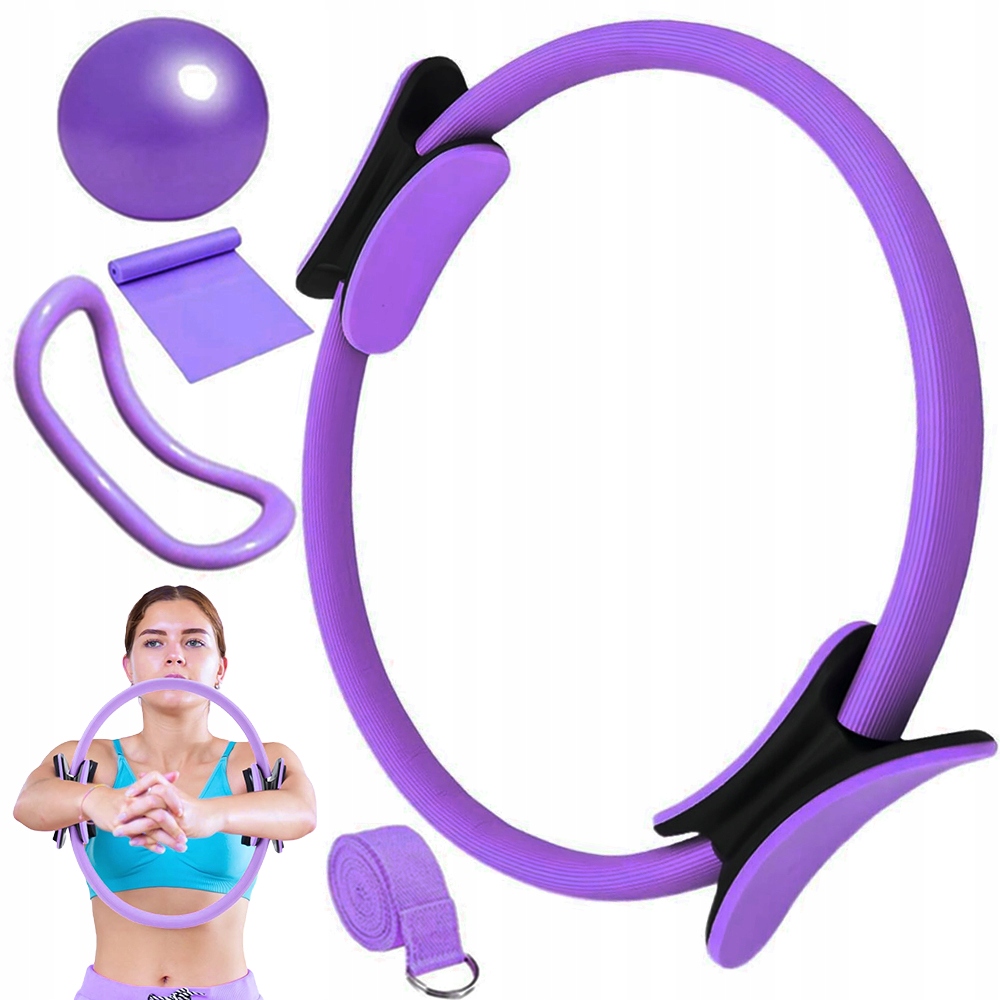 Kółko Ring Do Pilatesu Jogi Ćwiczeń Koło Obręcz Pierścień Fitness 38CM