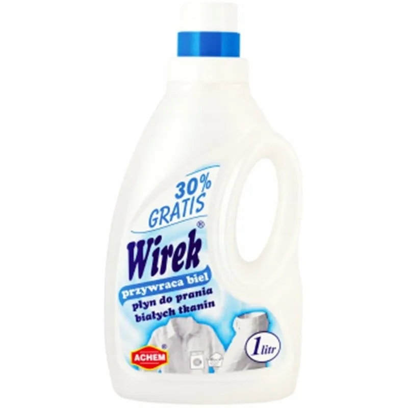 

Wirek Płyn do prania białych tkanin w pralce, 1l