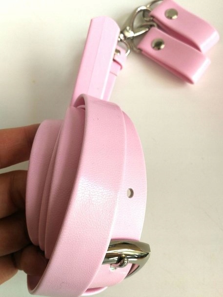 Pasek regulowany + zaczepy baby pink mat do obag o-bag bagobag Marka Bagobag