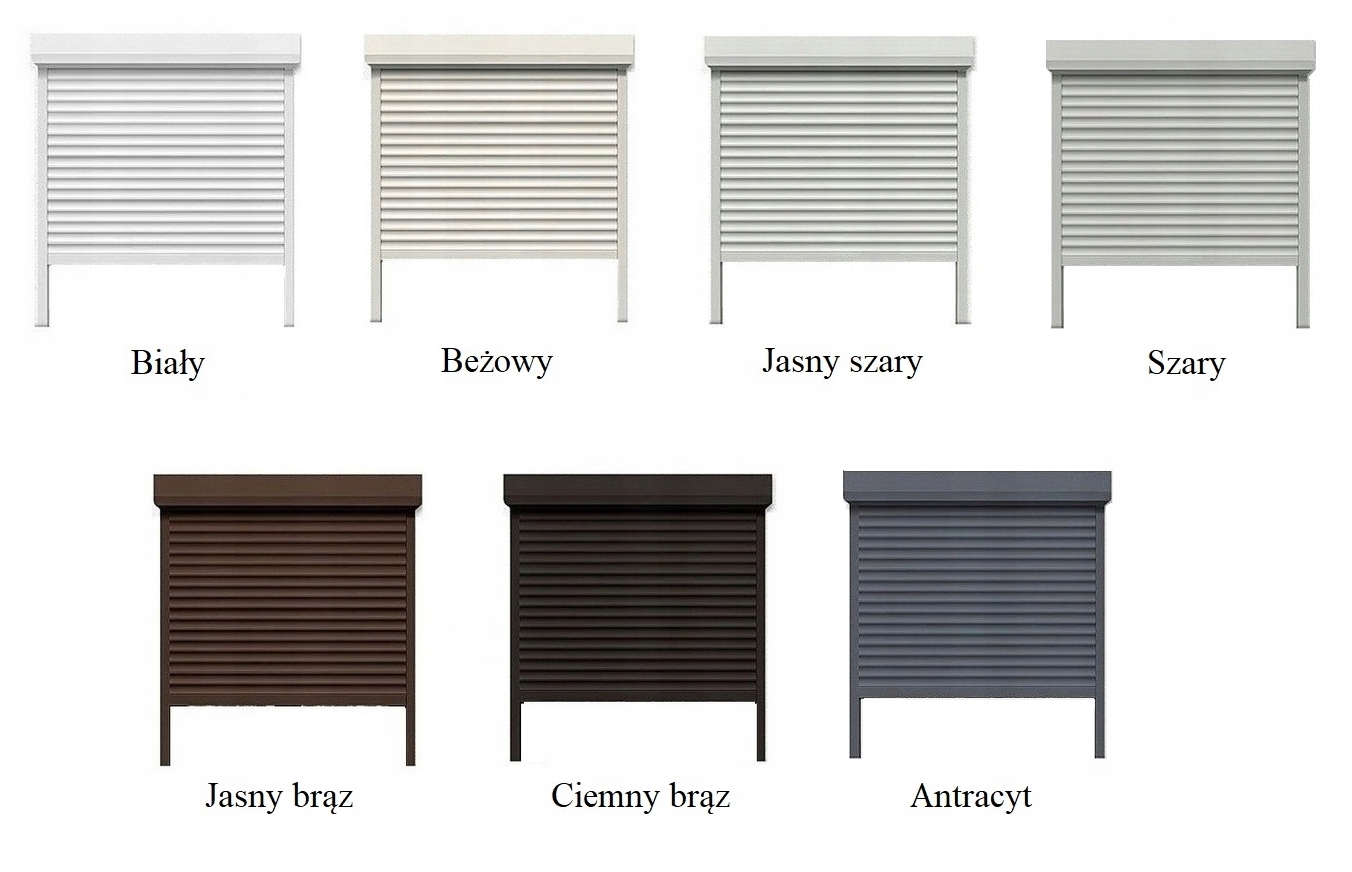 ROLETY ZEWNĘTRZNE ELEKTRYCZNE NA WYMIAR 160x150 Długość 150 cm