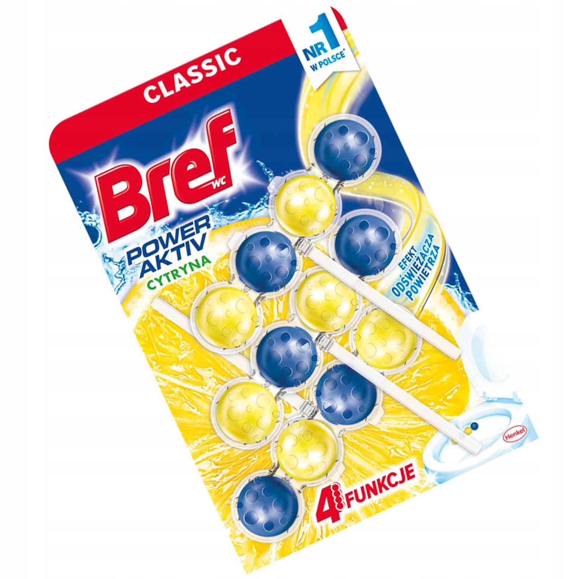 

Bref Wc Power Activ 50 g X 3 /kulki/ Lemon /3-PACK