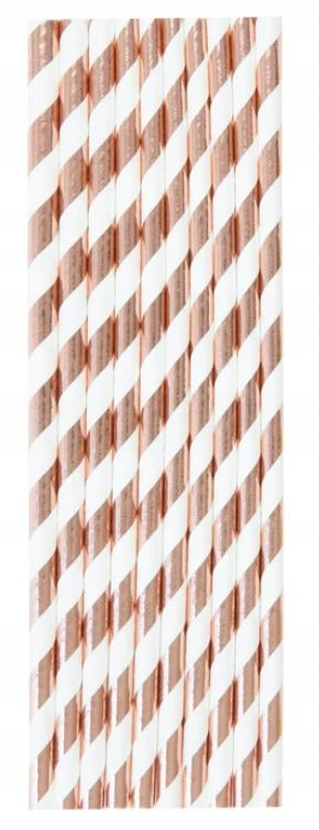 Słomki papierowe do picia napojów drinków urodzinowe przyjęcie 10 szt