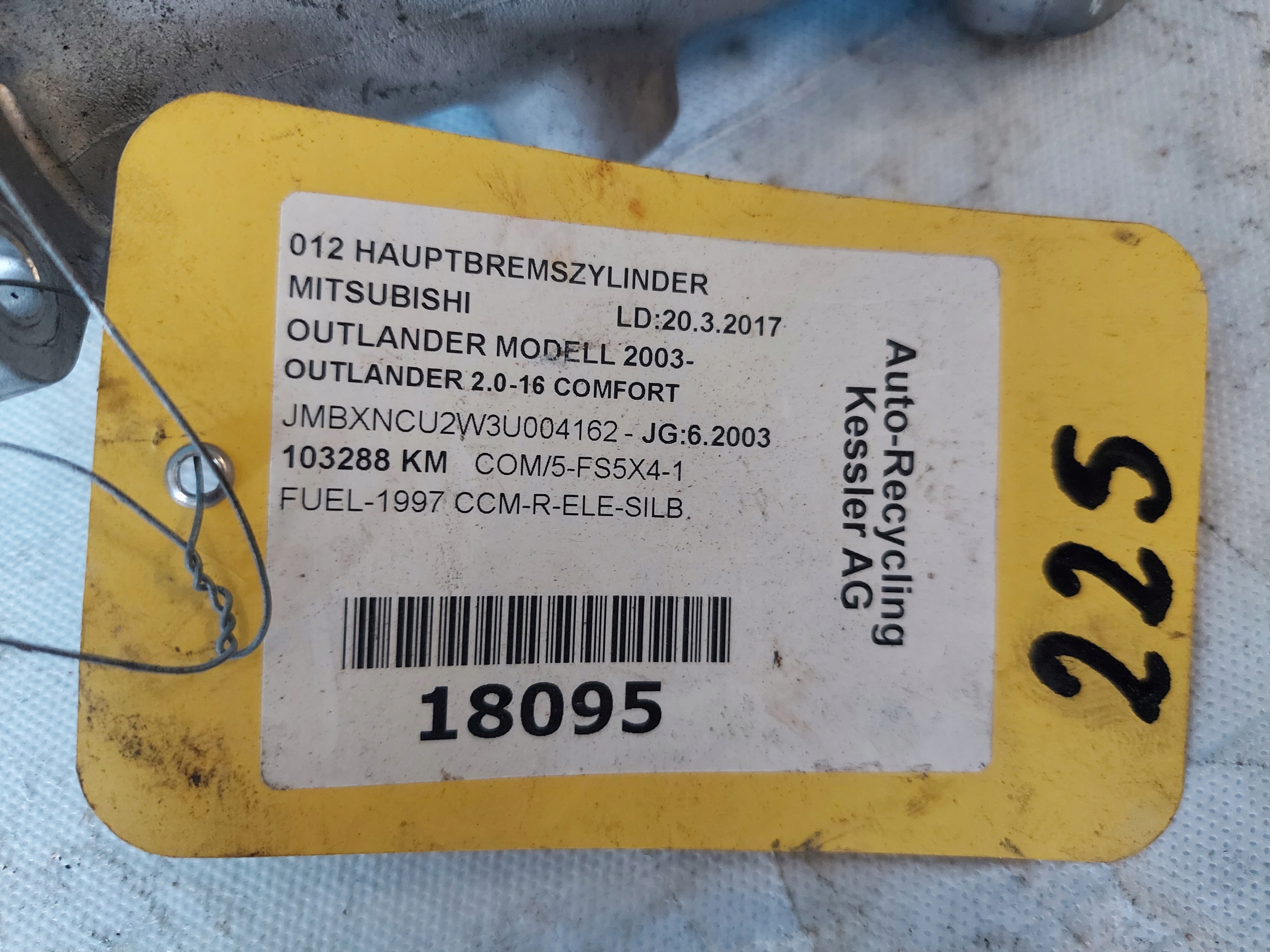 servo bubanj OUTLANDER 2003R 2.0 B NABCO