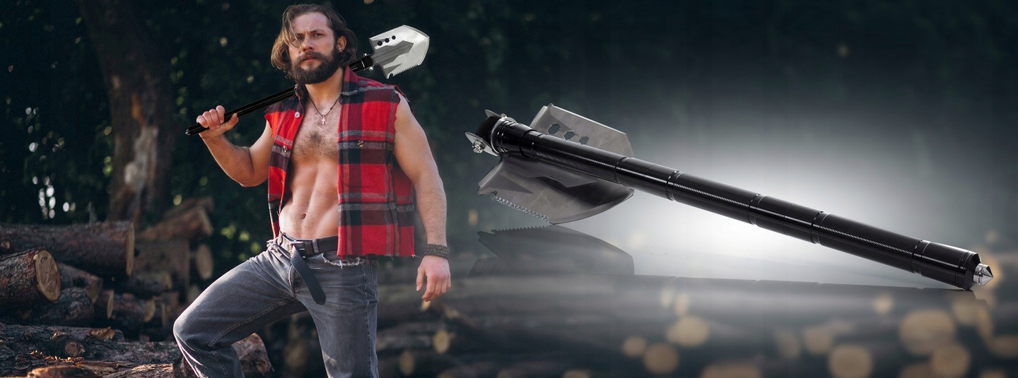 WOJSKOWA SAPERKA NA BIWAK CAMPING OBÓZ OGNISKO Marka Webski