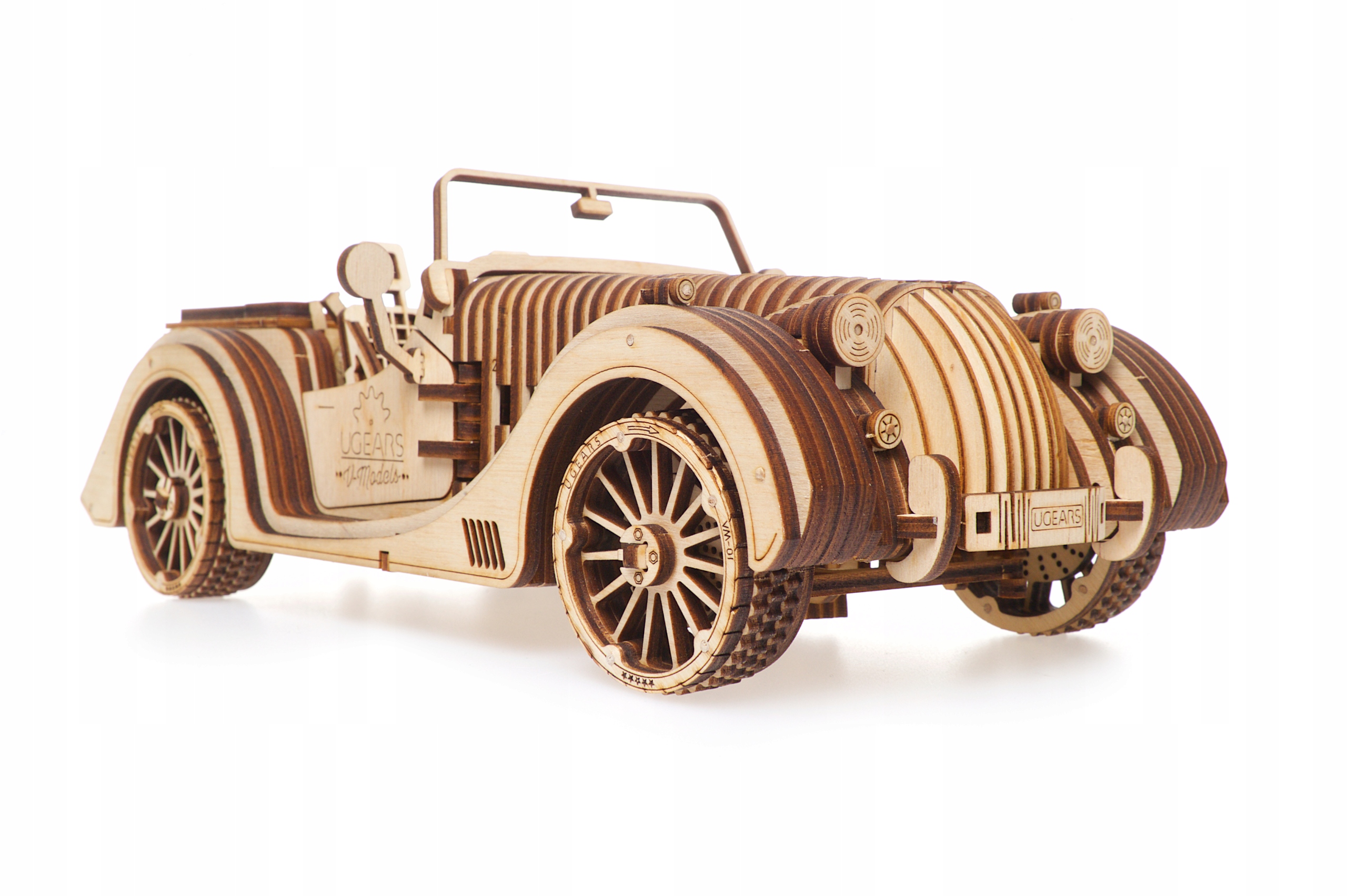

Roadster Ugears Model Mechaniczny Puzzle 3D Drewno