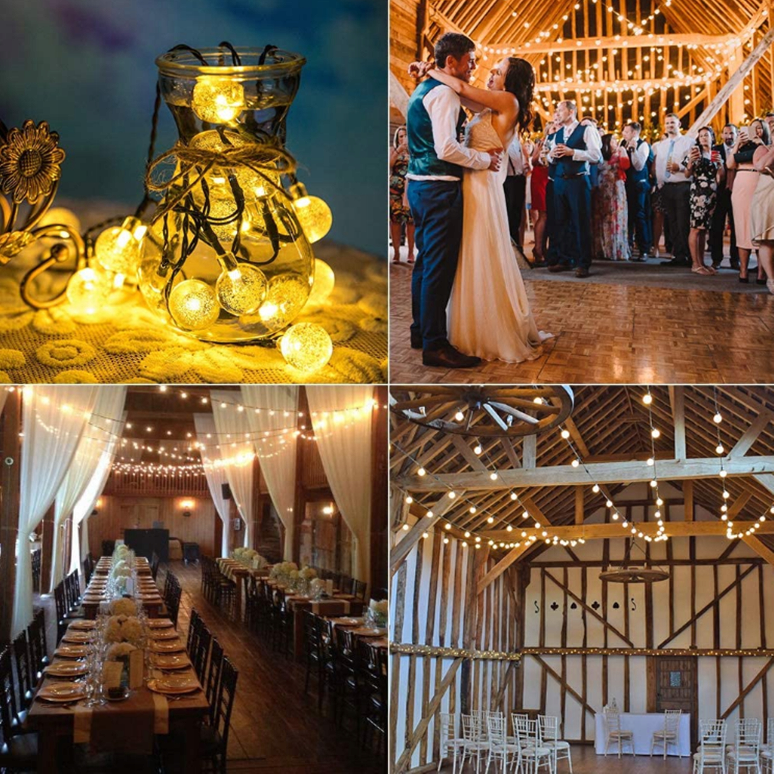 LAMPKI SOLARNE GIRLANDA SOLARNA OGRODOWA ŻARÓWKI NA BALKON TARAS 40 LED 8m Stan opakowania oryginalne