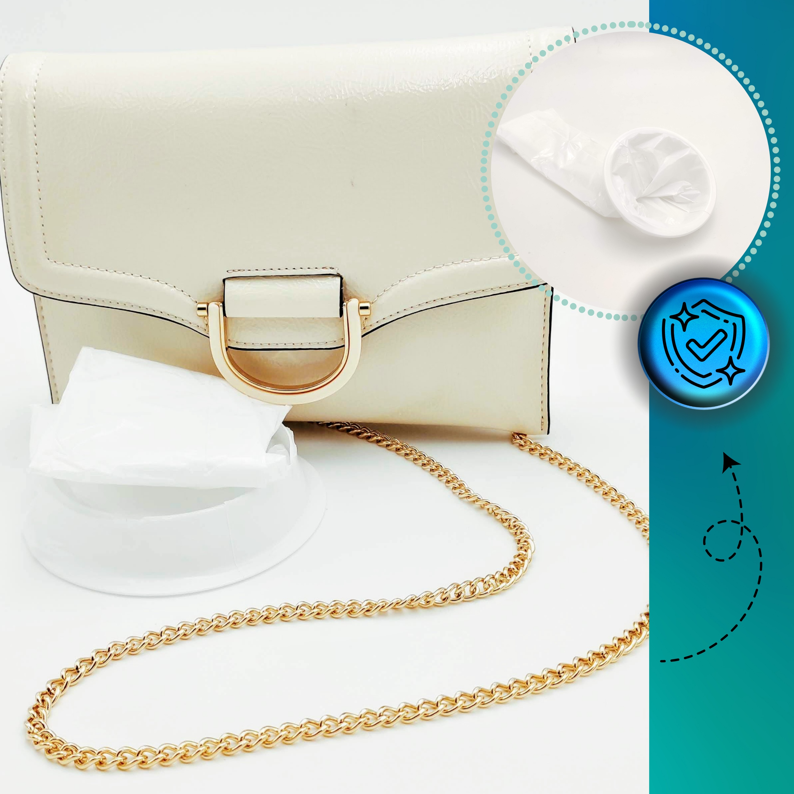 Woreczki na Wymioty dla Kobiet w Ciąży Jednorazowe Torby na wymiociny x10 Kolor biel