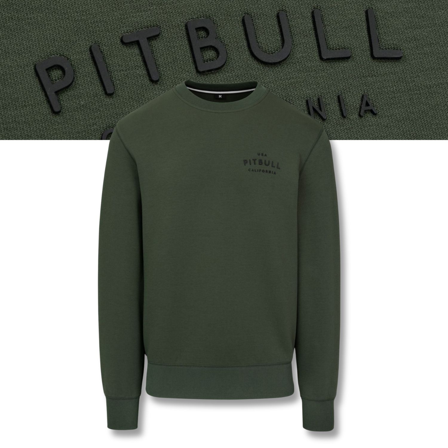 Pánská Mikina Pitbull Sampson Pravidelná Pohodlná bez kapuce