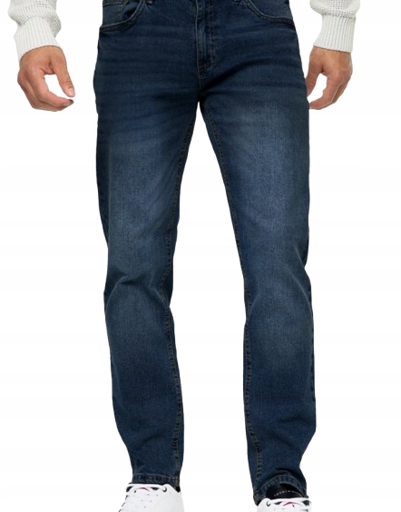 Indicode Modré Jednoduché Pánské Džíny S Oděrkami, Velikost 31/32