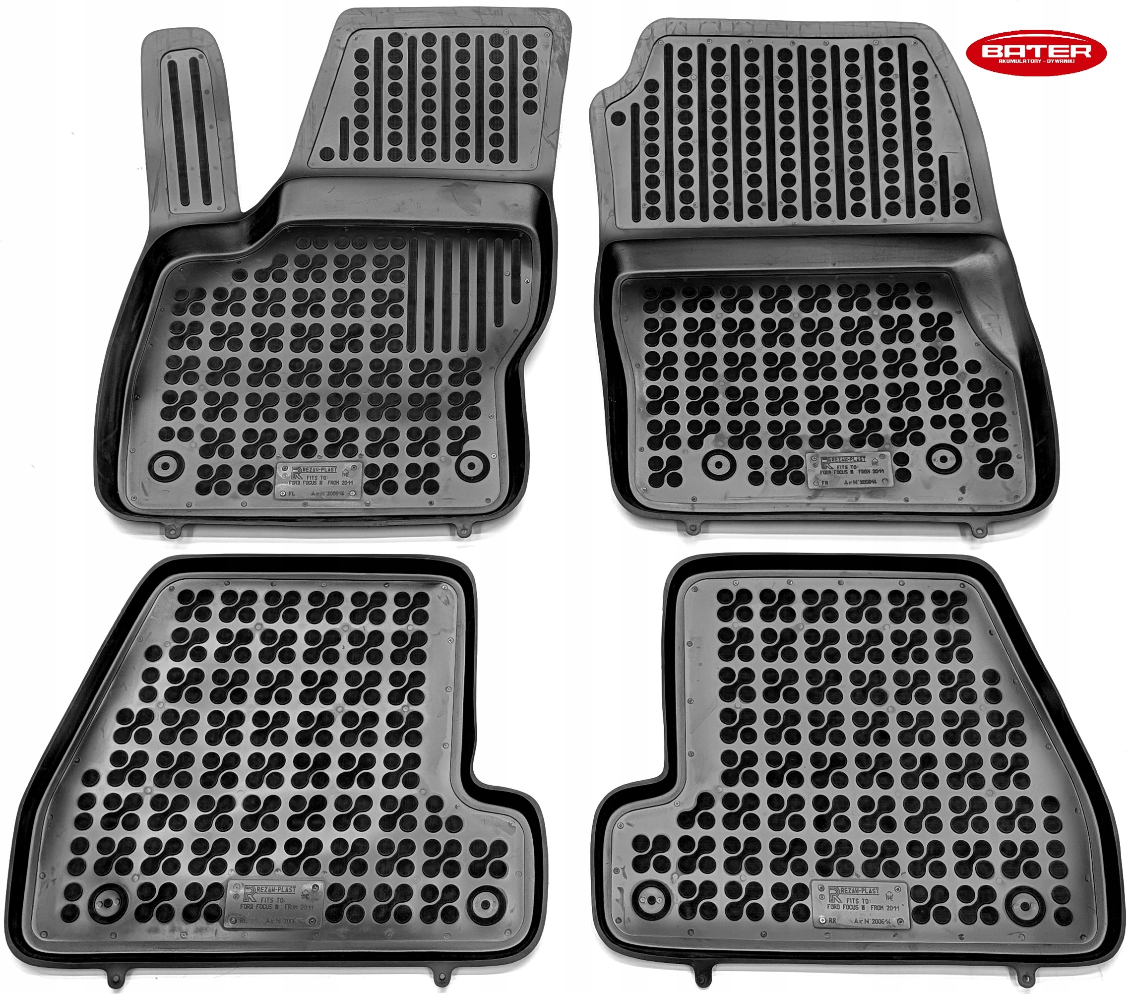 Ford Focus III 2011-2018 dywaniki gumowe korytkowe Rezaw-Plast