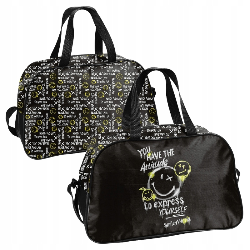 PASO TORBA SPORTOWA MŁODZIEŻOWA NA BASEN WF SIŁOWNIĘ SZKOLNA SMILEY WORLD