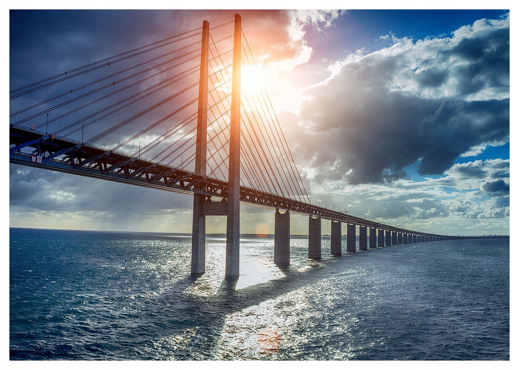 Vliesová fototapeta Most nad Sundom inšpirácia more 368x254 lepidlo