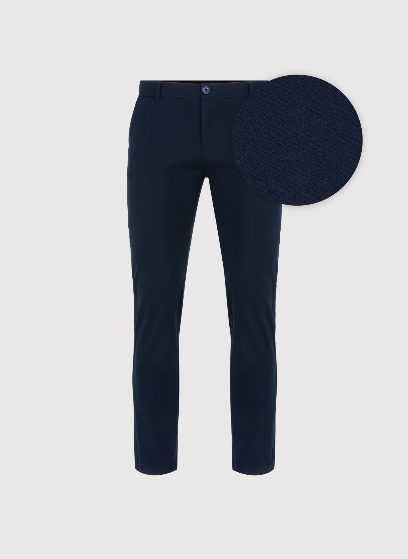 Tmavě modré pánské chino kalhoty Pako Lorente vel. L32 W30