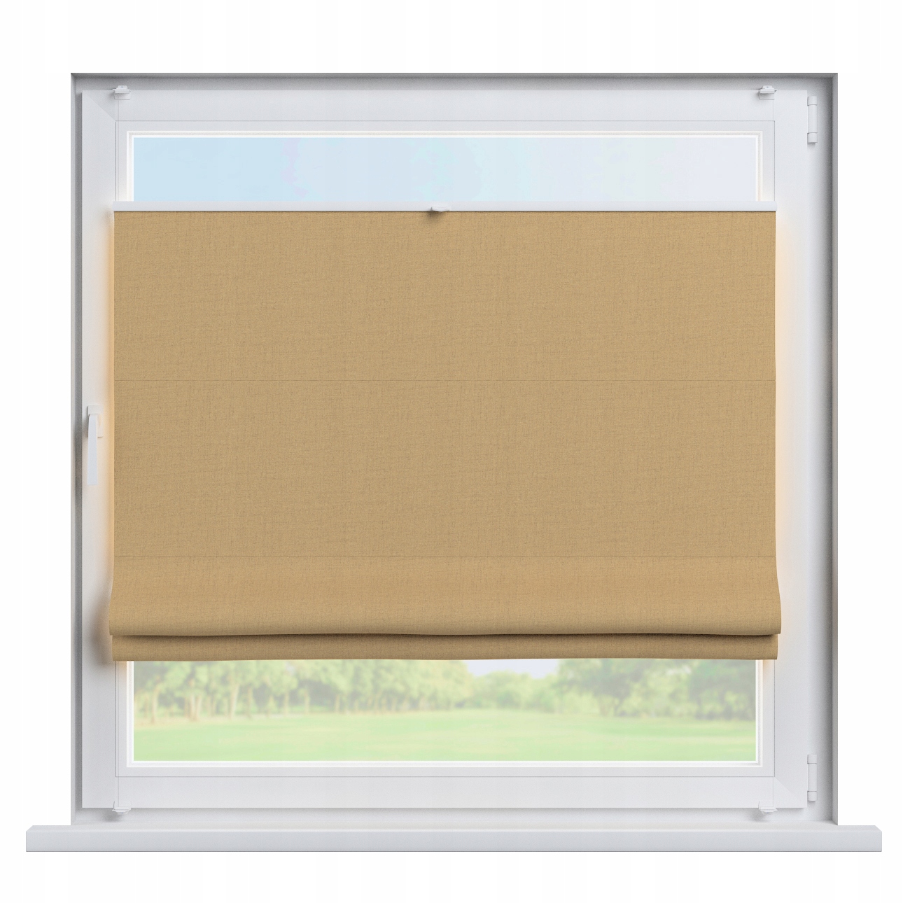 Hotová Roleta plisé Římská Sicílie 130x170 cm oranžová