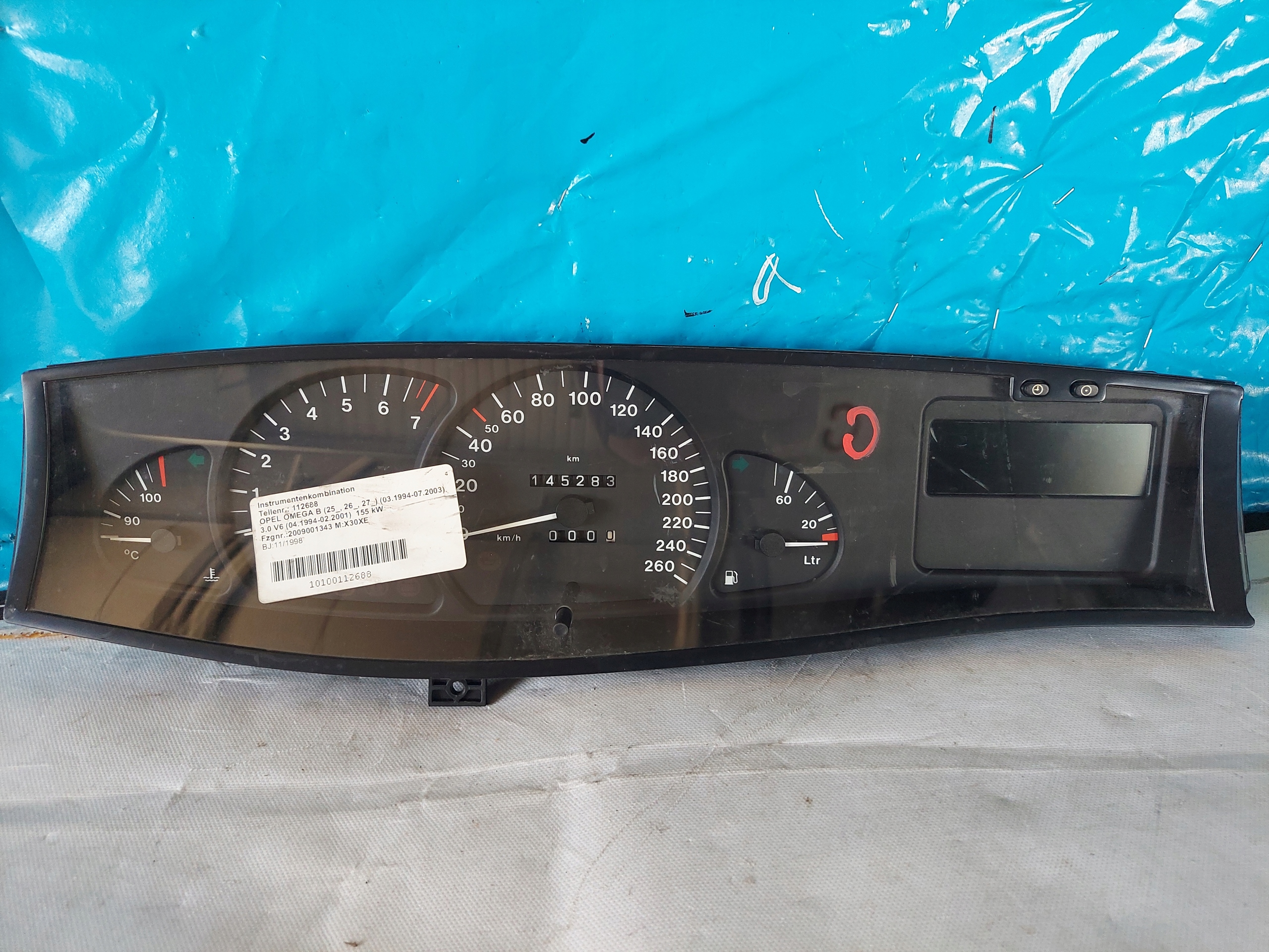 dials clock OMEGA B 3.0 V6 90564489PH