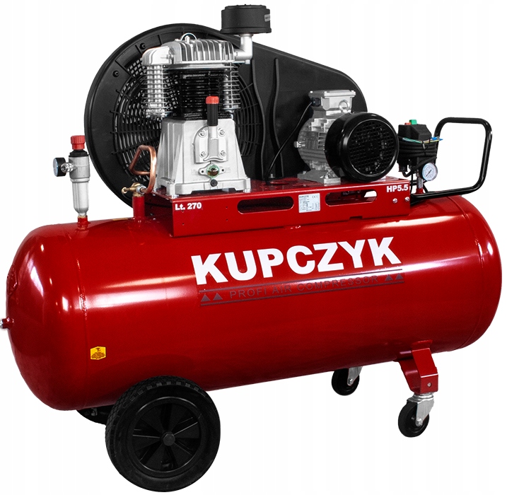 Kk 690/270 Olejový kompresor Kupczyk Kk 690/270 270l 14bar 4kW 5,5KM >>>>>