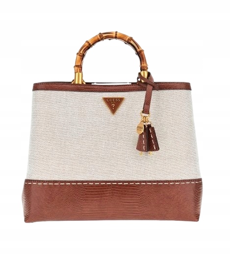 Guess Shopper Ažurová Béžovohnědá S Ochrannými Nožkami Gnb