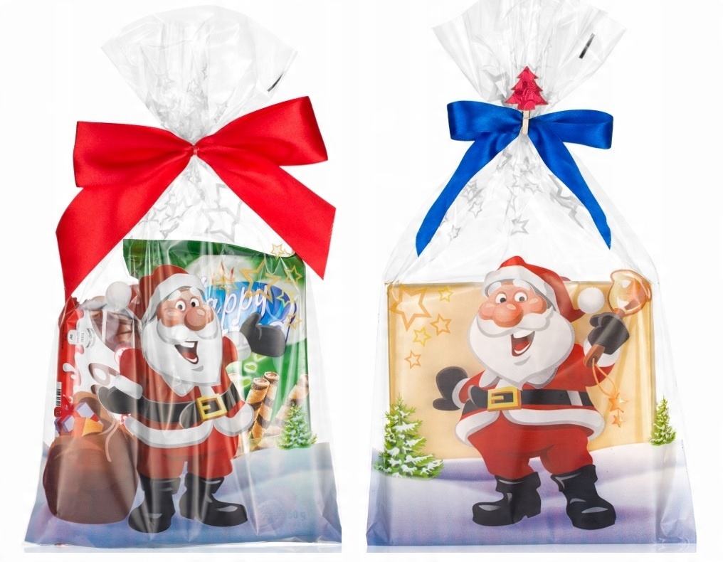 

Worki na prezenty paczki świąteczne 20x35 50 Nmp