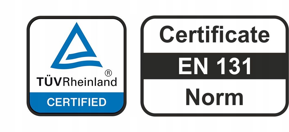 Drabina przejezdna magazynowa podest ALOSS 3,08m Wysokość robocza 3.08 m