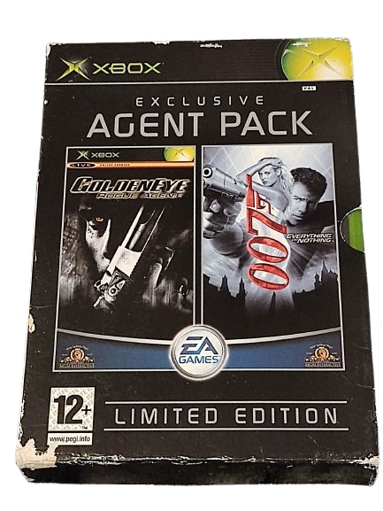 XBOX 007 AGENT PACK GOLDENEYE EVERYTHING OR NOTHING GRA MICROSOFT CLASSIC
