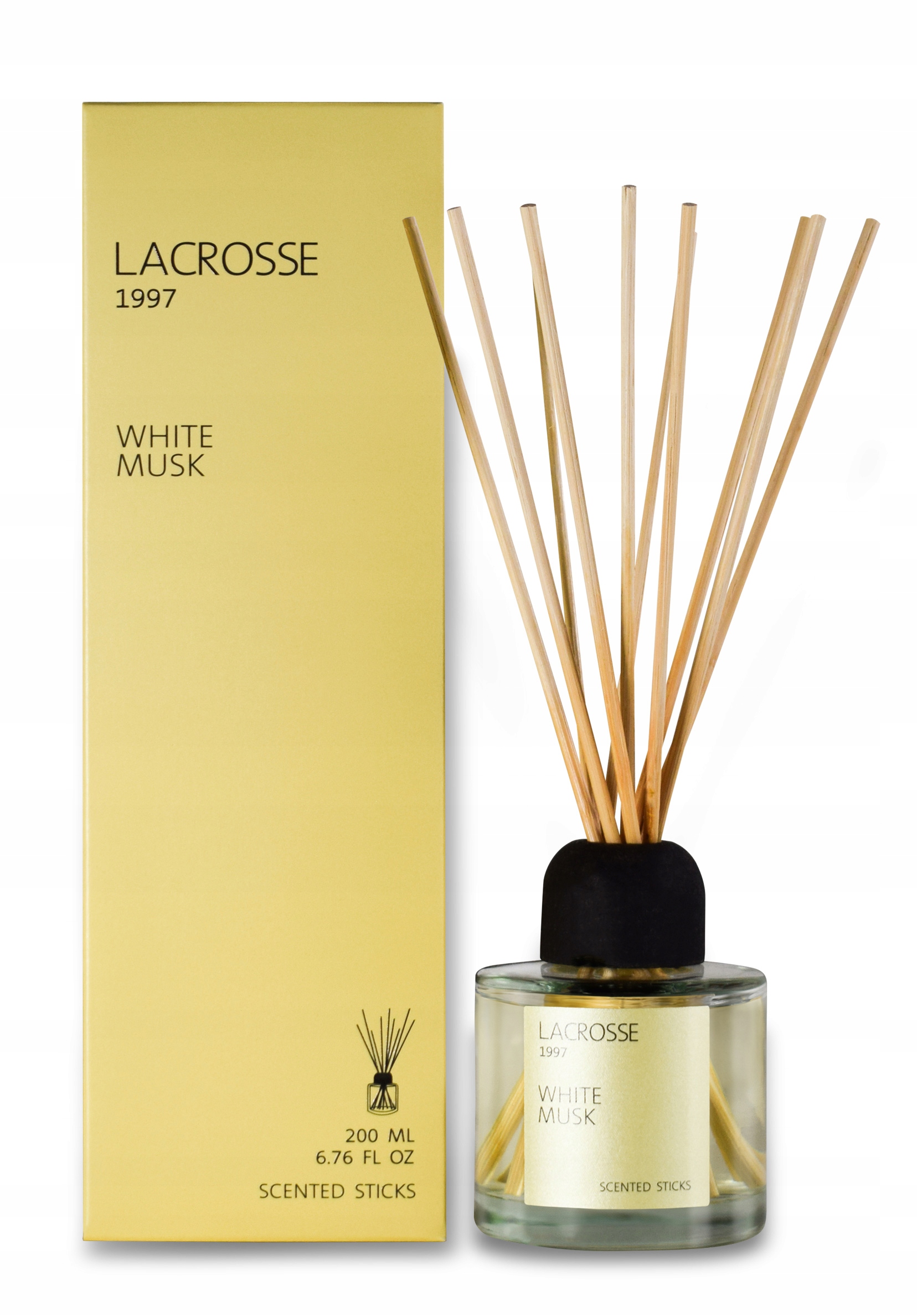 Lacrosse Classic Difuzér s vůní a tyčinkami 200 ml Vůně Bílé pižmo