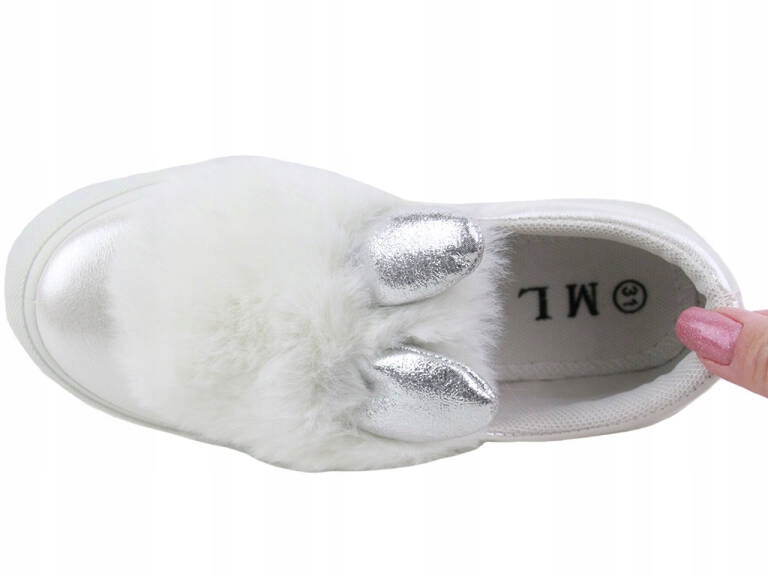 

Trampki Dziecięce Sneakersy Królik Białe F9P1-2 30
