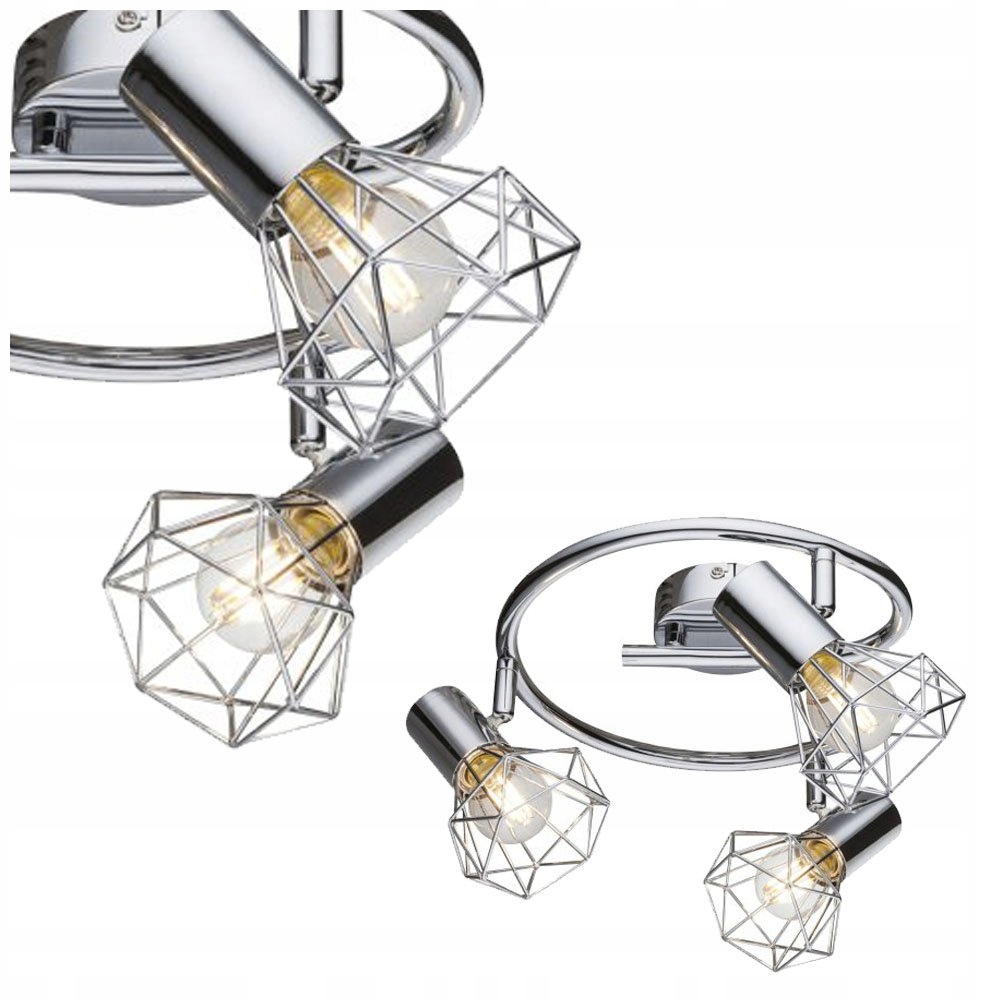 Stropní bodové svítidlo Xara I Globo 3xE14 chrom, moderní design