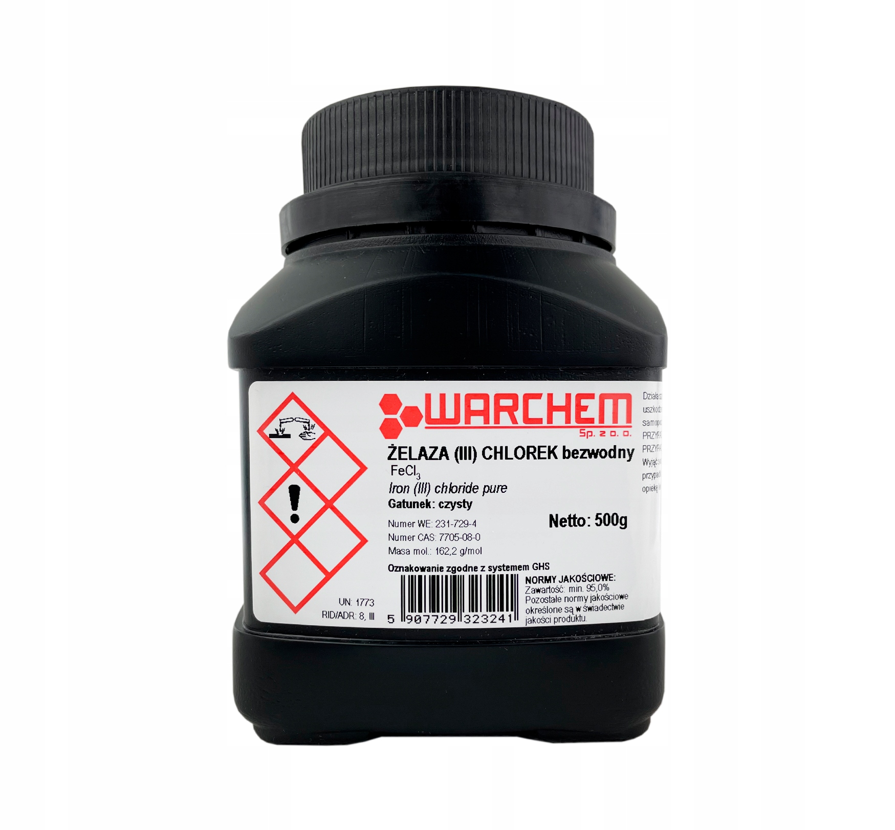 Chlorek Żelaza (III) bezwodny czysty 500g